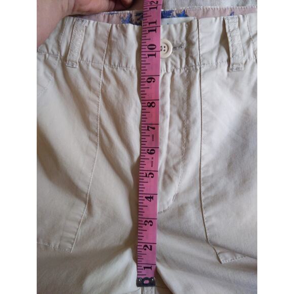 SUNDANCE Women's Khaki Chino Pants P6 Cotton Casual Preppy Neutral - Picture 9 of 10